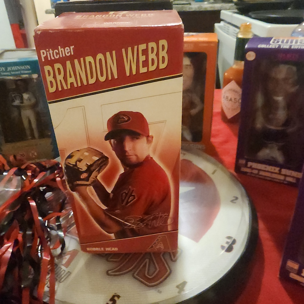 Conner Jackson & Brandon Web bobble heads in excellent condition limited edition